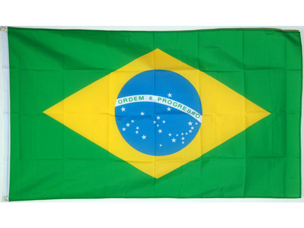 Brasilian Lippu / Flag of Brazil, polyesteri, 90x150cm